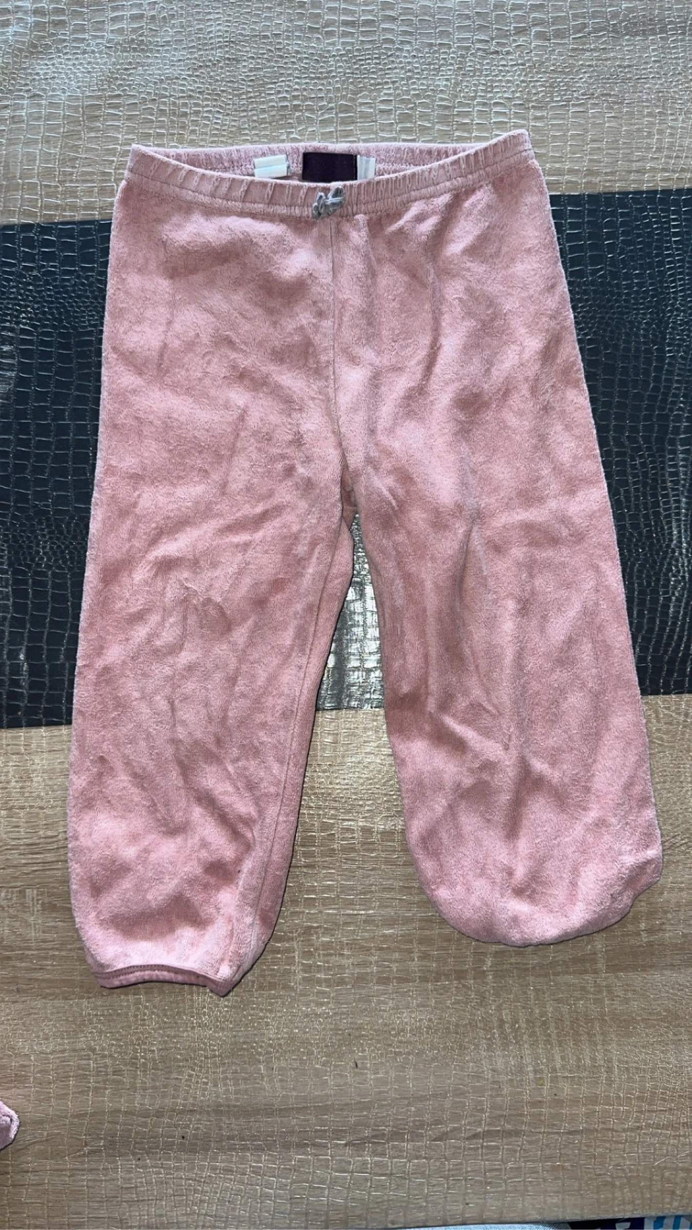 Pantalon de pyjama petite fille rose 